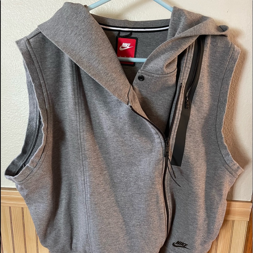 Heavy Nike hooded vest.